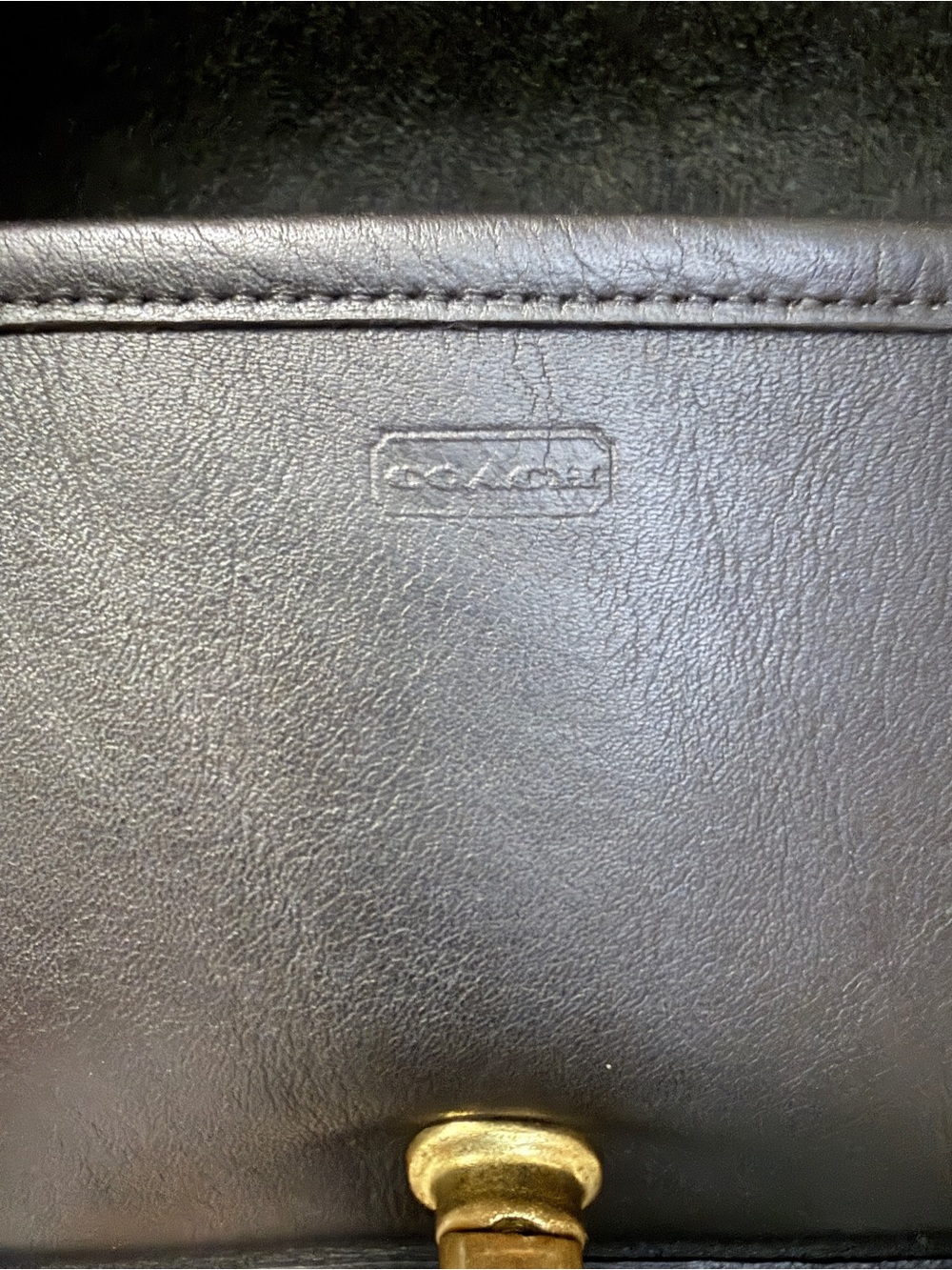 Vintage 70s Coach NYC Bag - Mini Clutch 9375 - Picture 9 of 15
